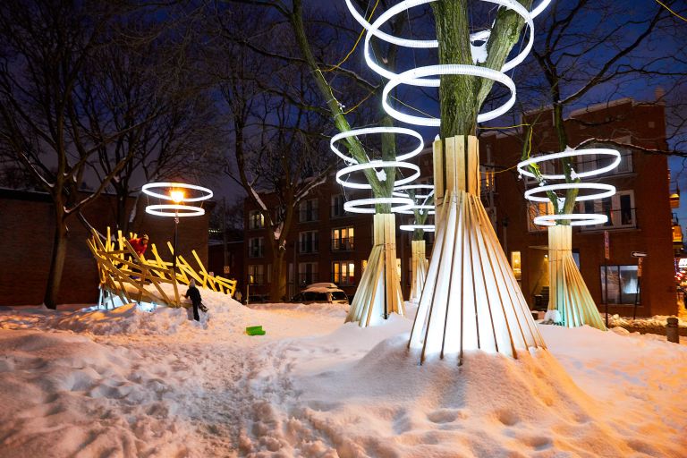 Winter Station, Parc Charles-Mayer, Montréal, 2021