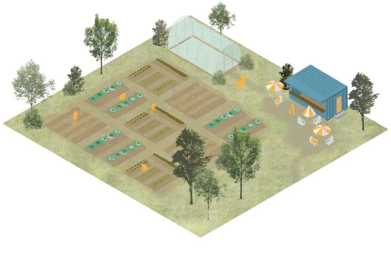 Cour d'Iberville's School Farm, Ville de Montréal, 2021