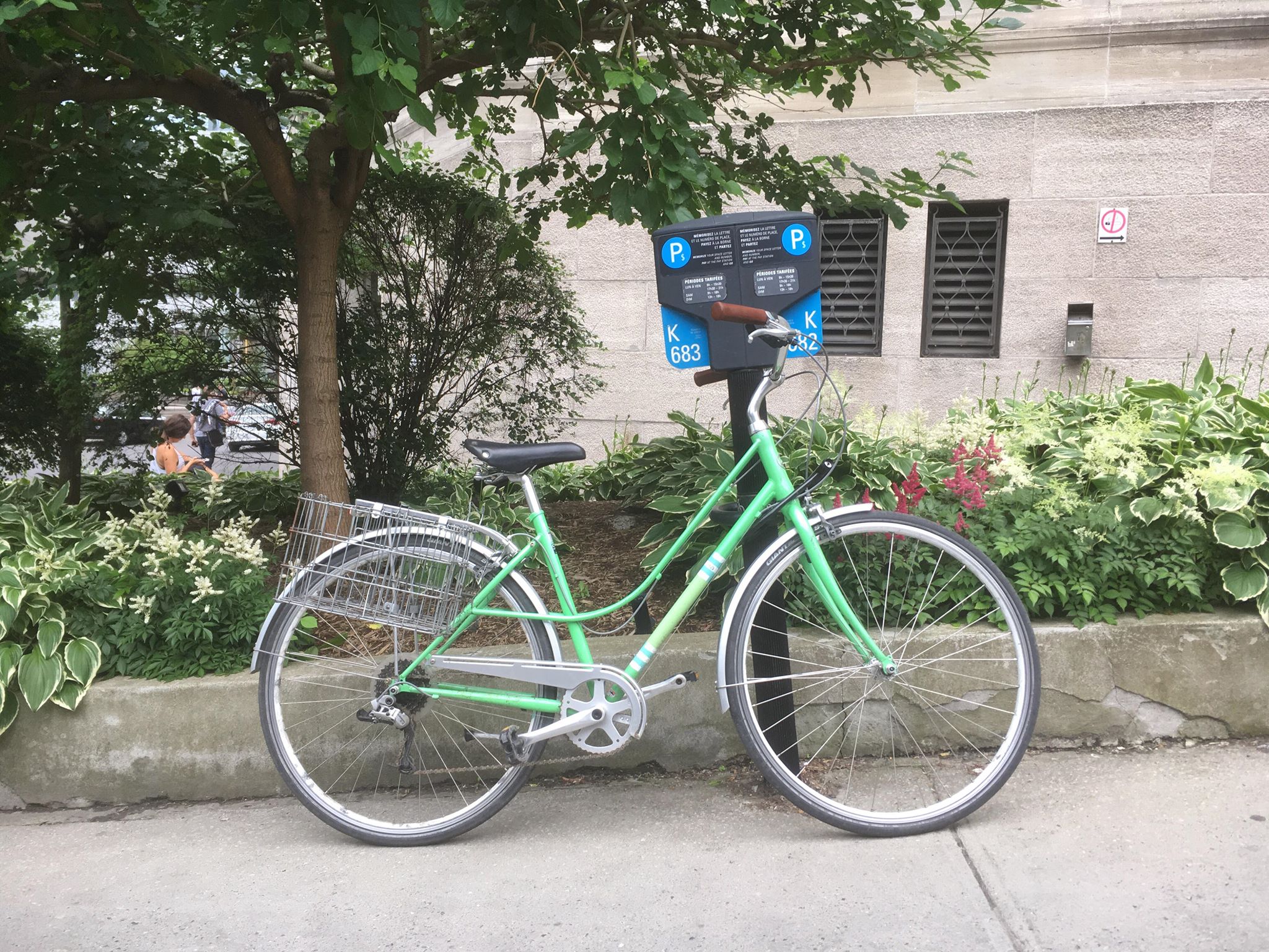 Bicycle parking system for Stationnement de Montréal, by Michel Dallaire