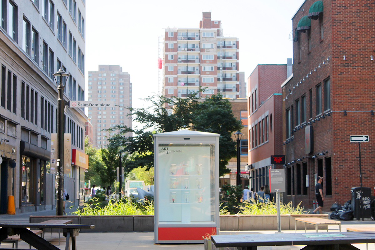 Exhibition Cubes, Machine for Art Souterrain, Montréal, 2021