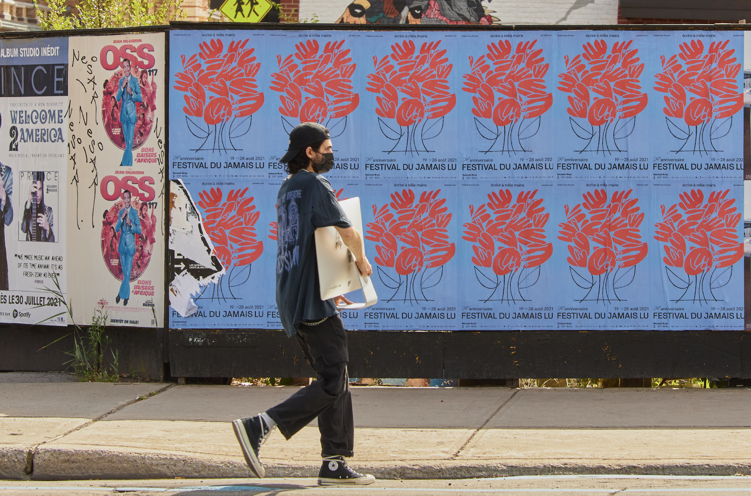 Branding, Festival du Jamais Lu, Montréal, 2021