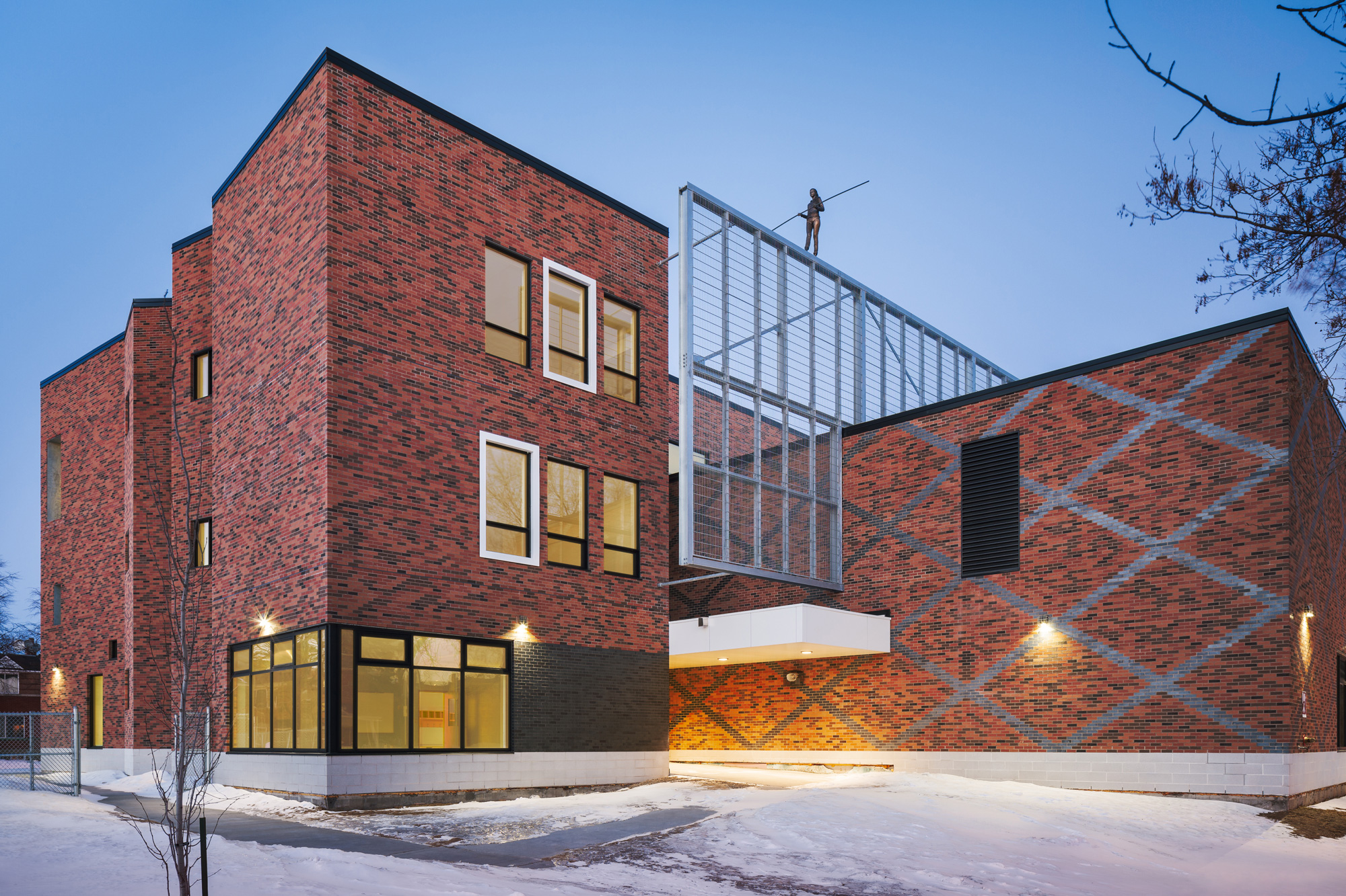 Expansion of the Existing Building, École Barclay, Montréal, 2013