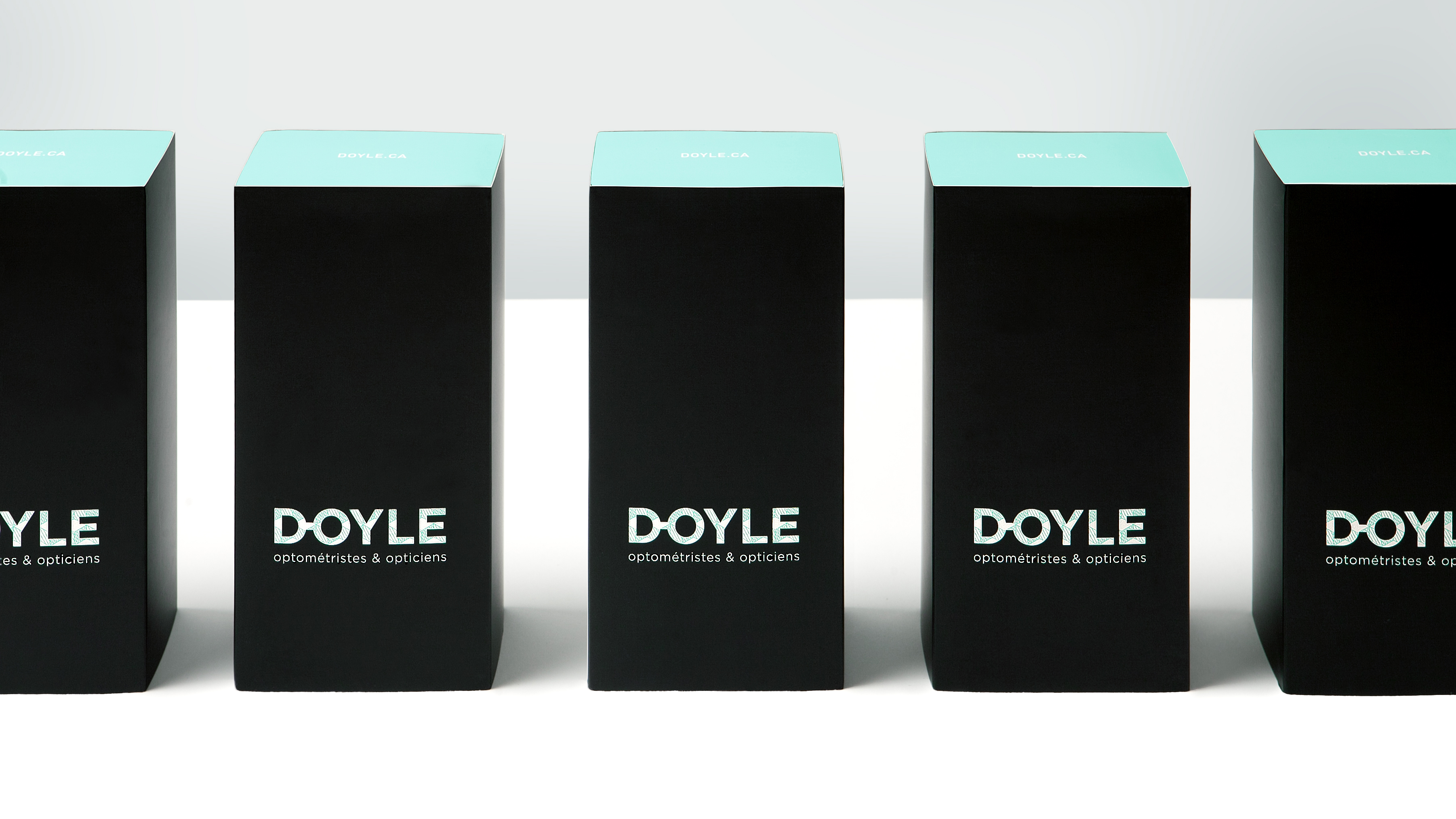 Doyle optométristes et opticiens, packaging, Montréal, 2014