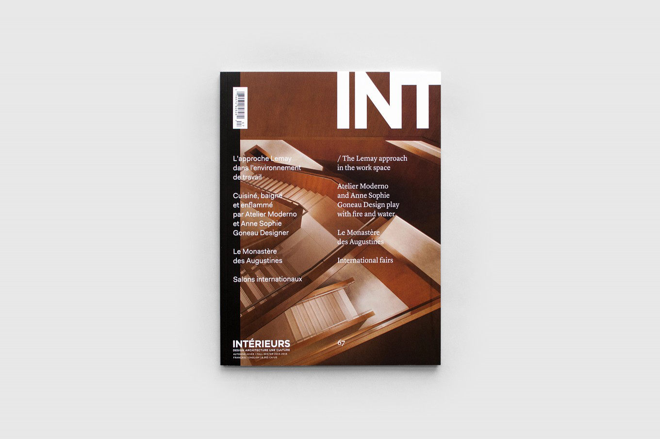 Intérieurs magazine, n° 67, Montreal, 2015