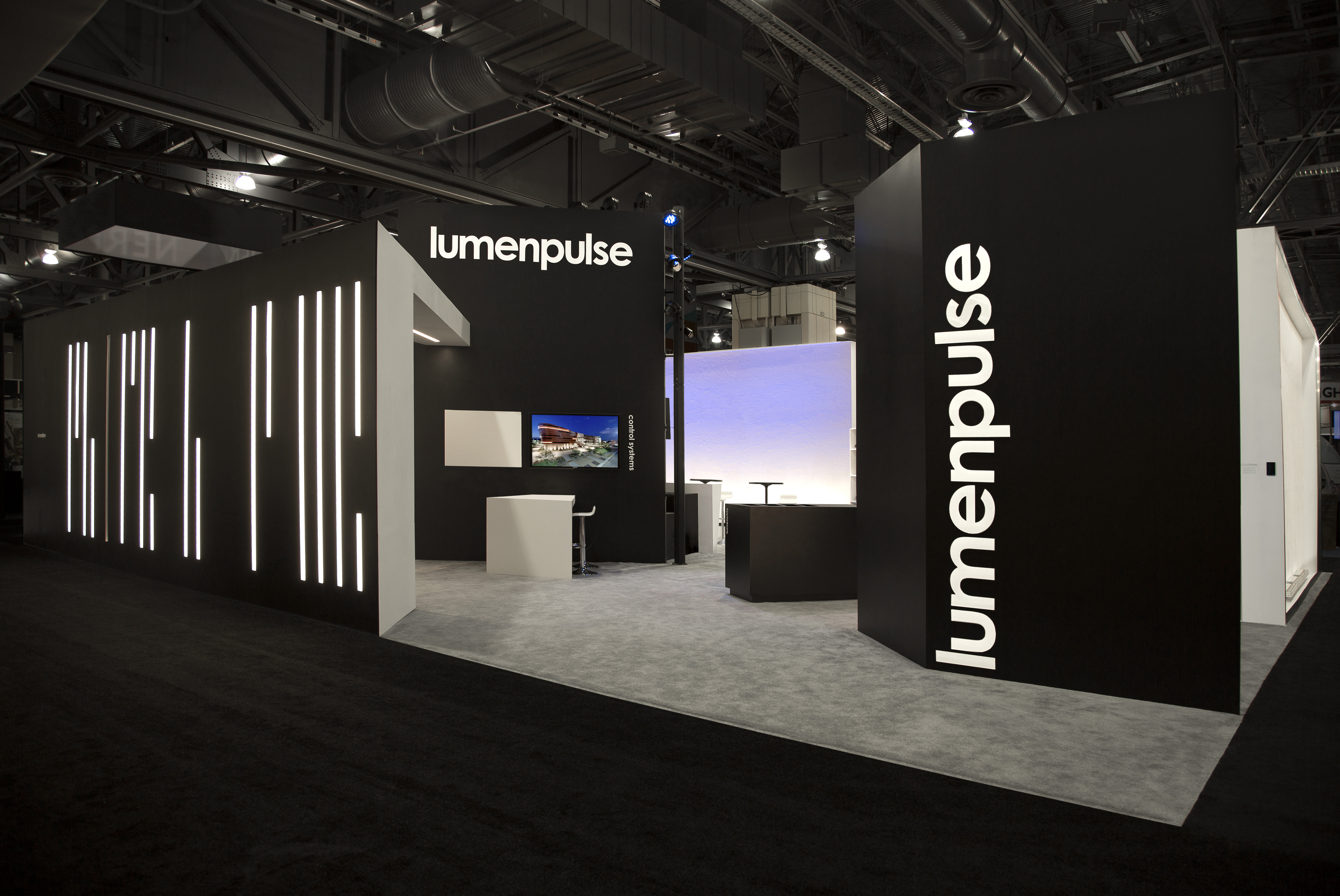 Lumenpulse tradeshow booth, Philadelphie, 2013