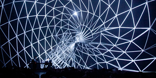 Dromos, immersive AV Performance, Montreal, 2013 