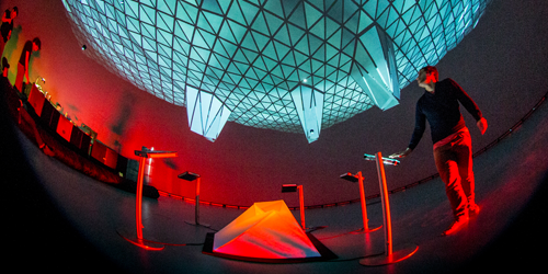 Obe, immersive Interactive Installation, Montreal, 2014 