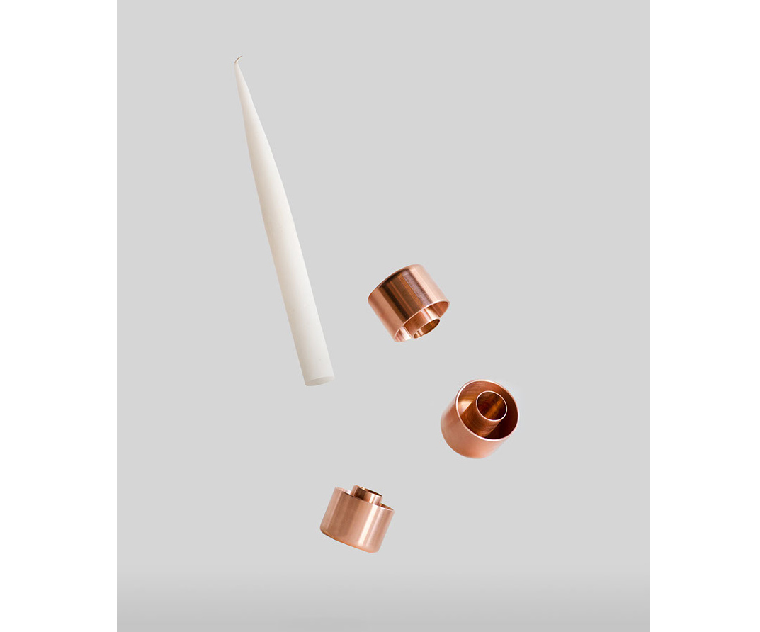 Copper Candle Holders, 2015