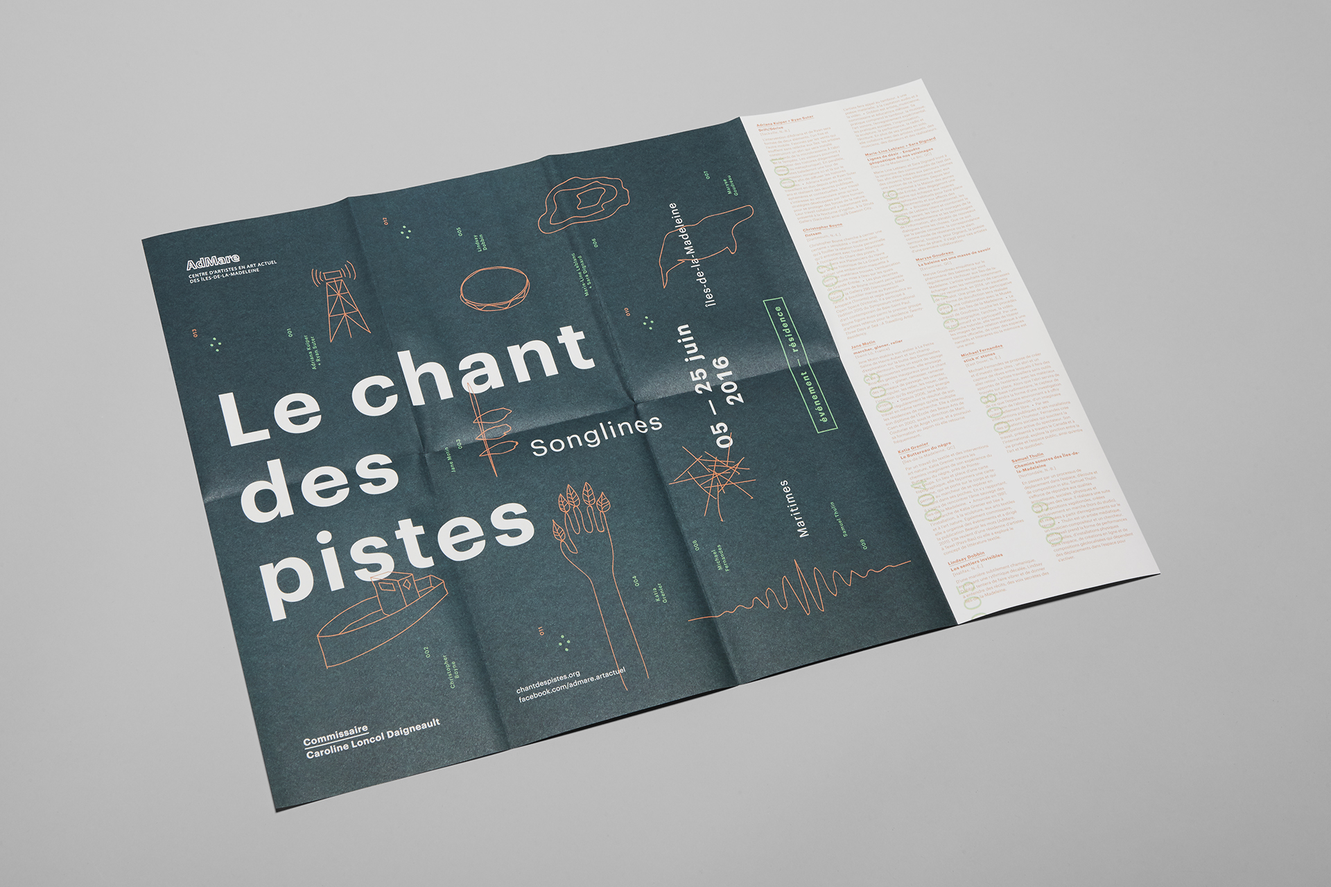 Le chant des pistes, Îles-de-la-Madeleine, 2016