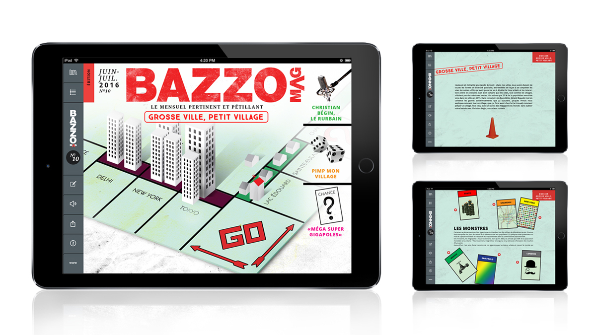 Bazzo Mag, digital monthly magazine, 2016