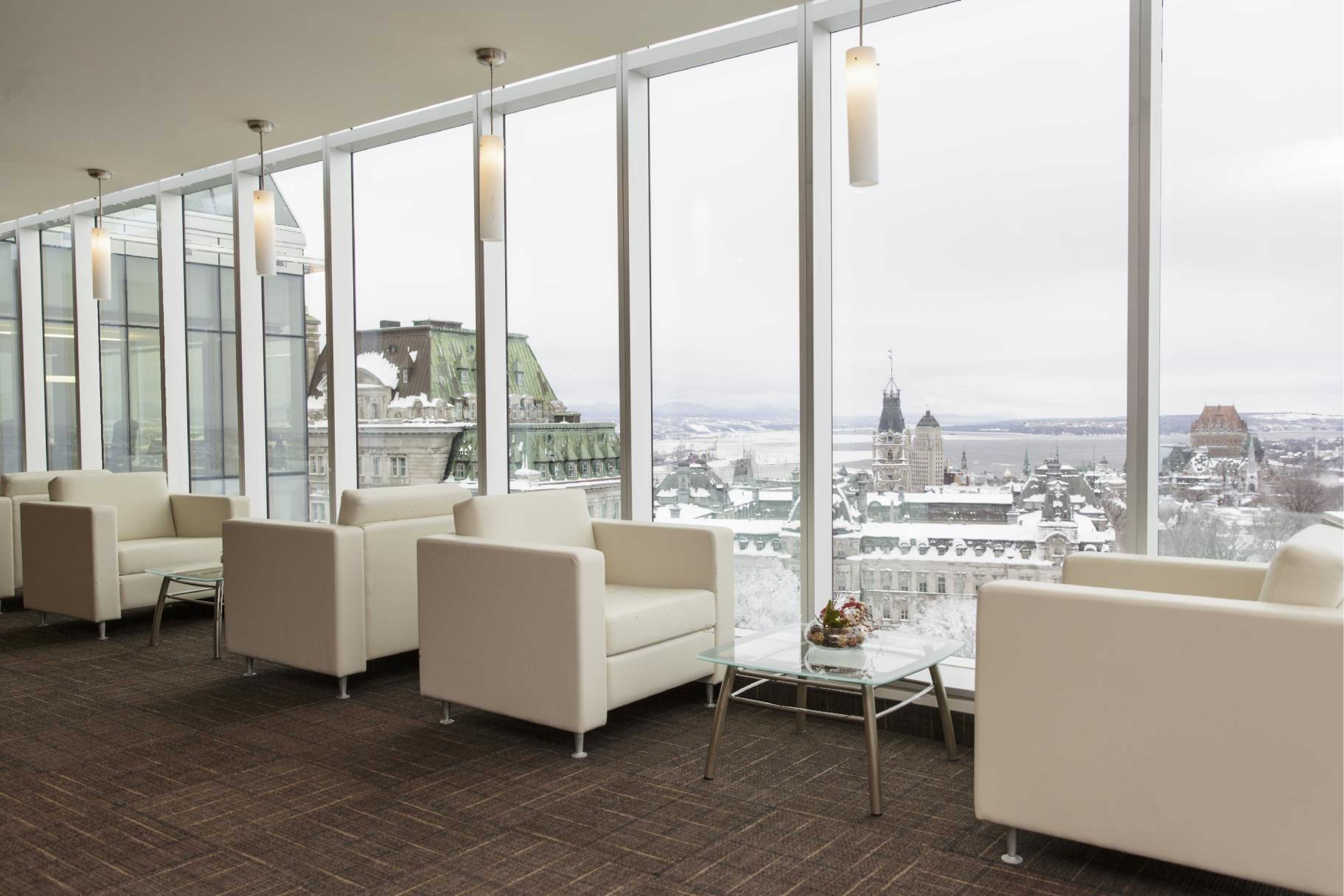 La Capitale Groupe Financier, headquarters interior design, Québec City, 2012