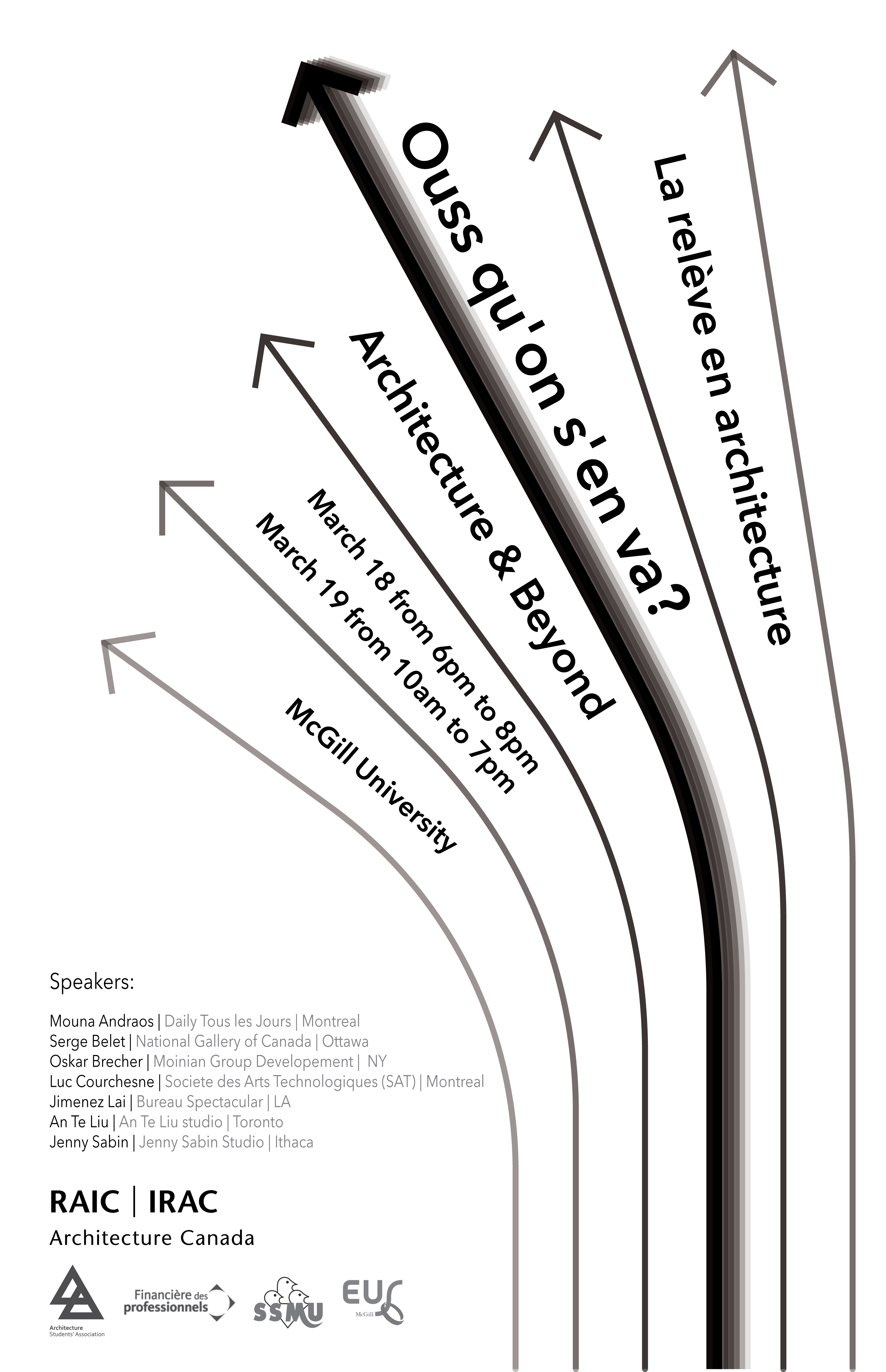 Architecture Colloquium Poster, Montréal, 2016