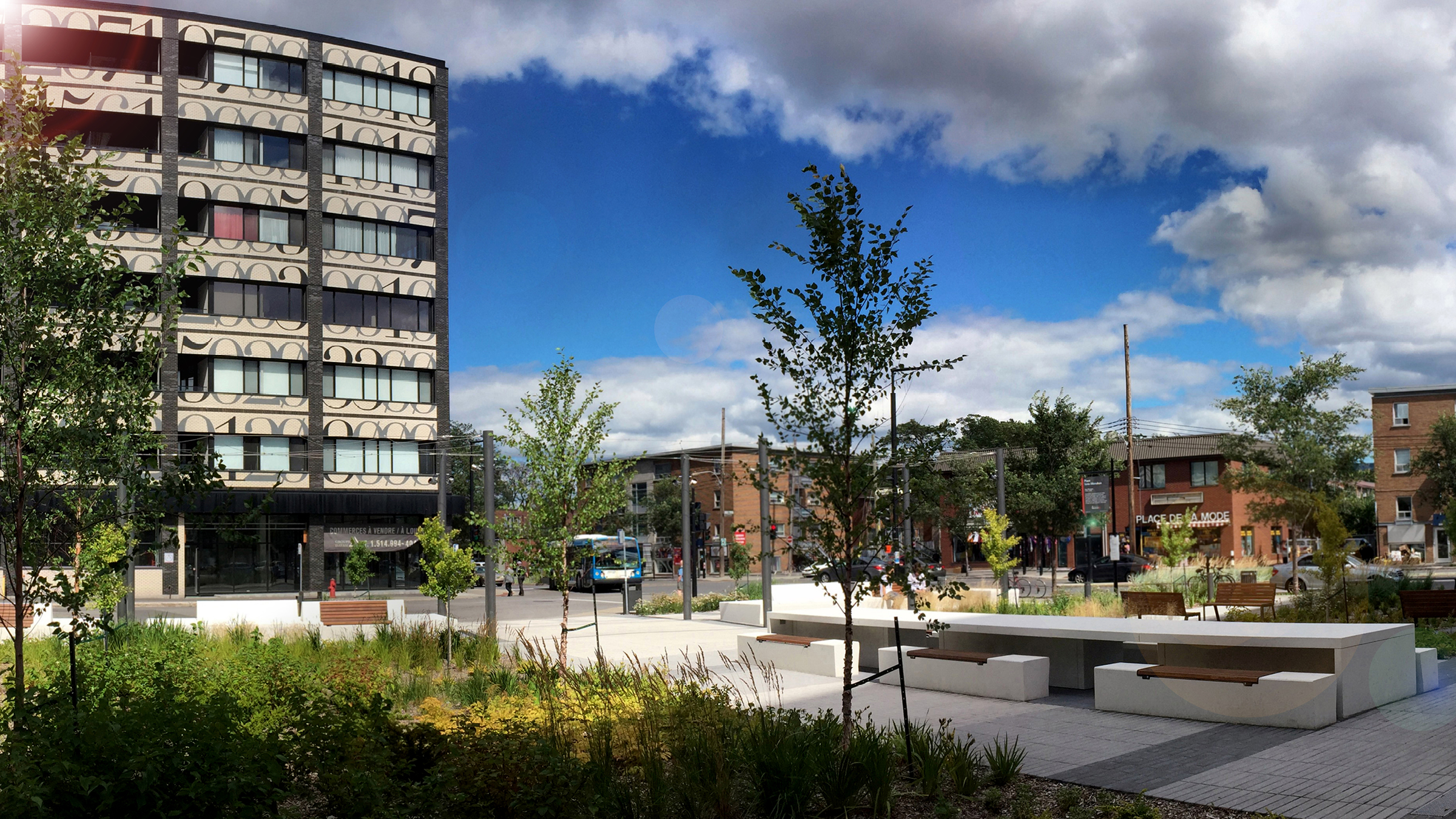 Iona Monahan square, Ahuntsic-Cartierville, Montreal, 2015