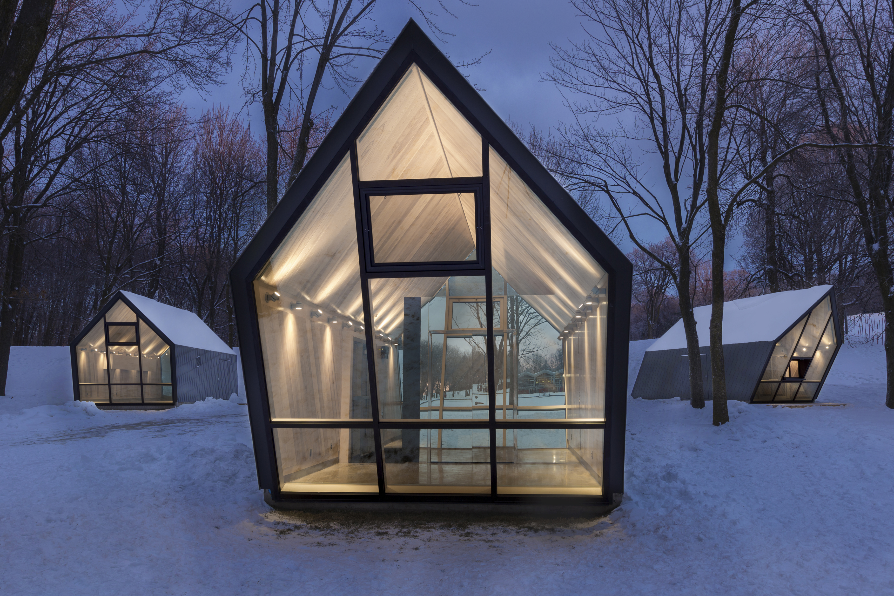 Lac-aux-Castors kiosques, Montréal, 2016