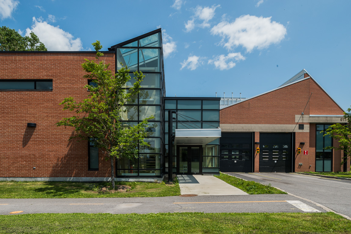 Expansion of fire station 67, Montréal, 2013