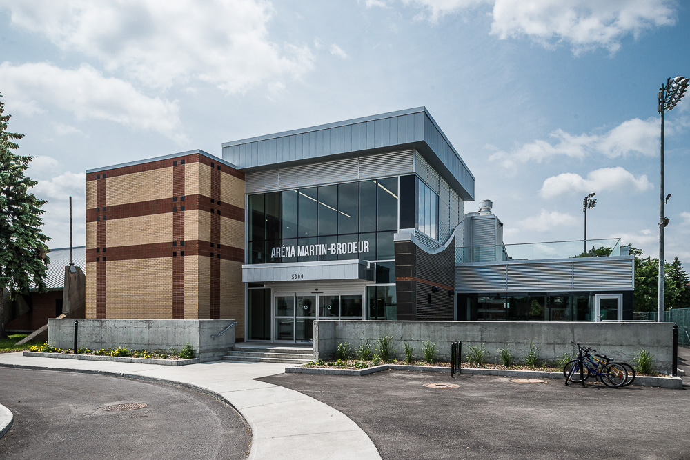 Expansion of the Martin-Brodeur arena, Montréal, 2014