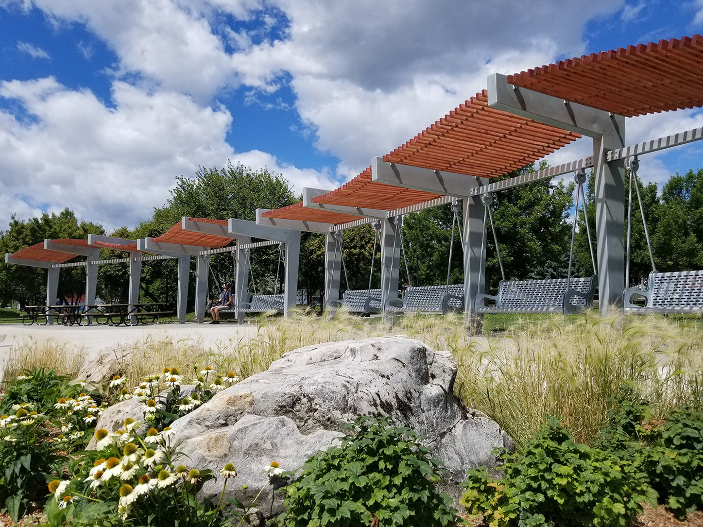 Pergola Parc Champdoré, Montréal, 2017