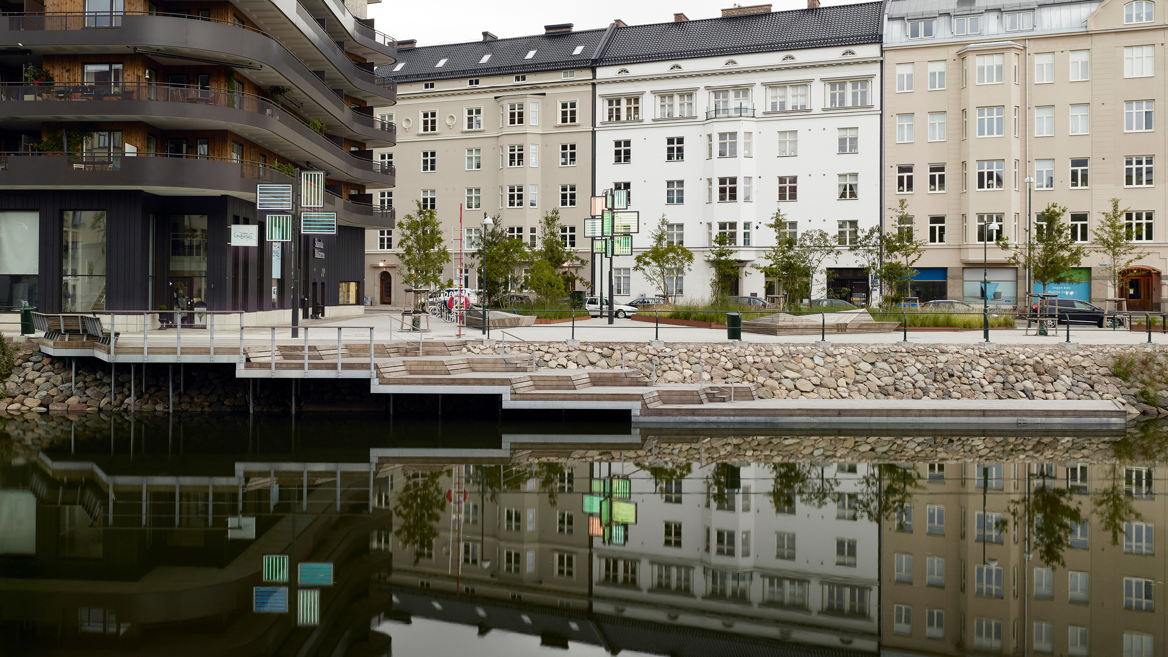 Slussplan Park on the Canal, Malmö, 2010-2015