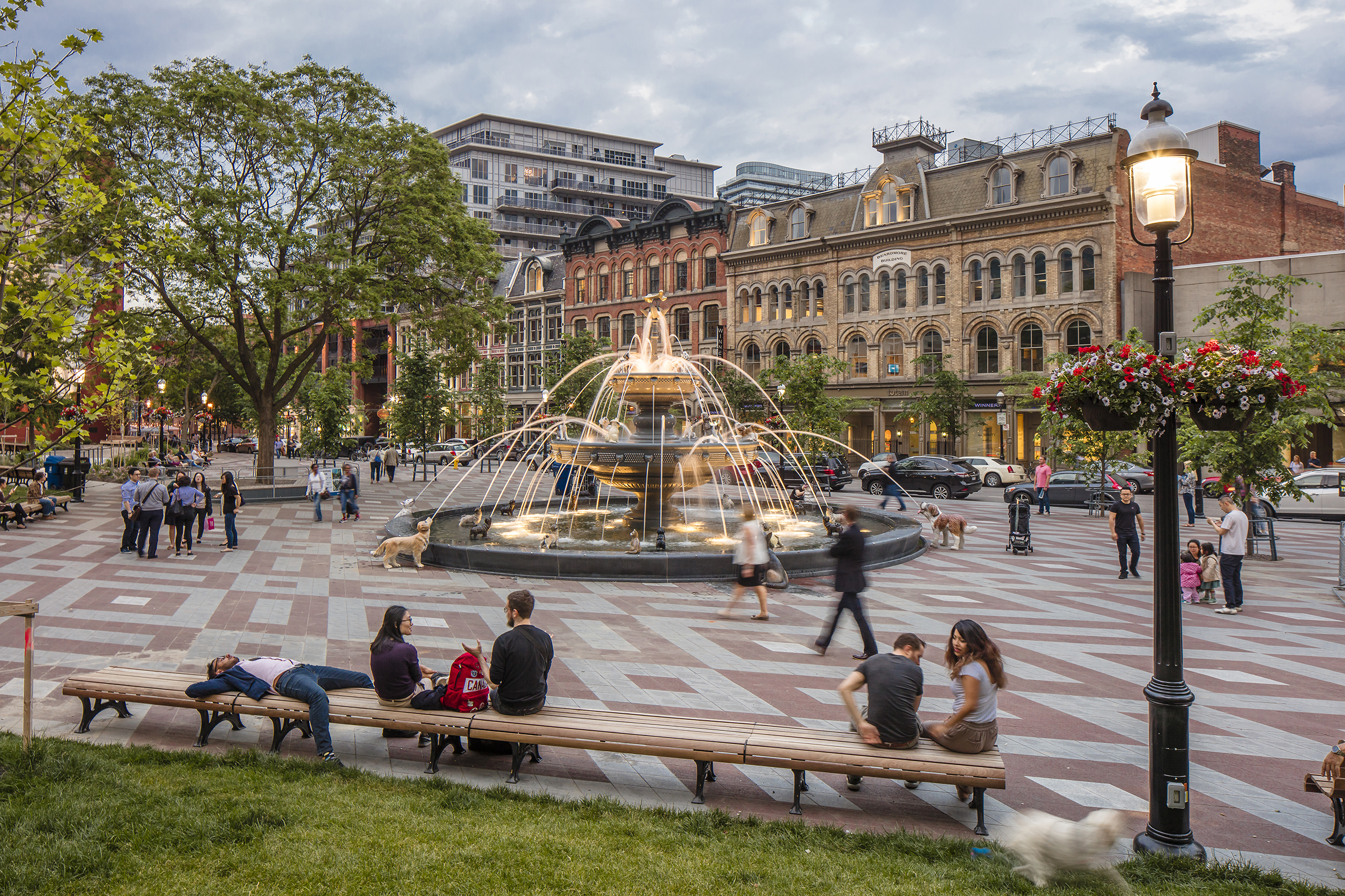 Berczy Park, Toronto, 2017