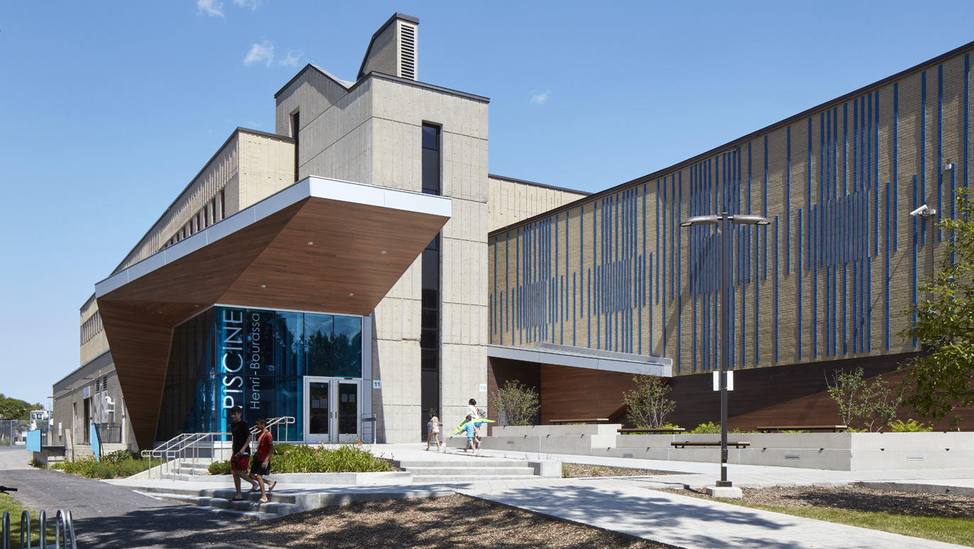 Pool Renovation and School Expansion, École secondaire Henri-Bourassa, 2020