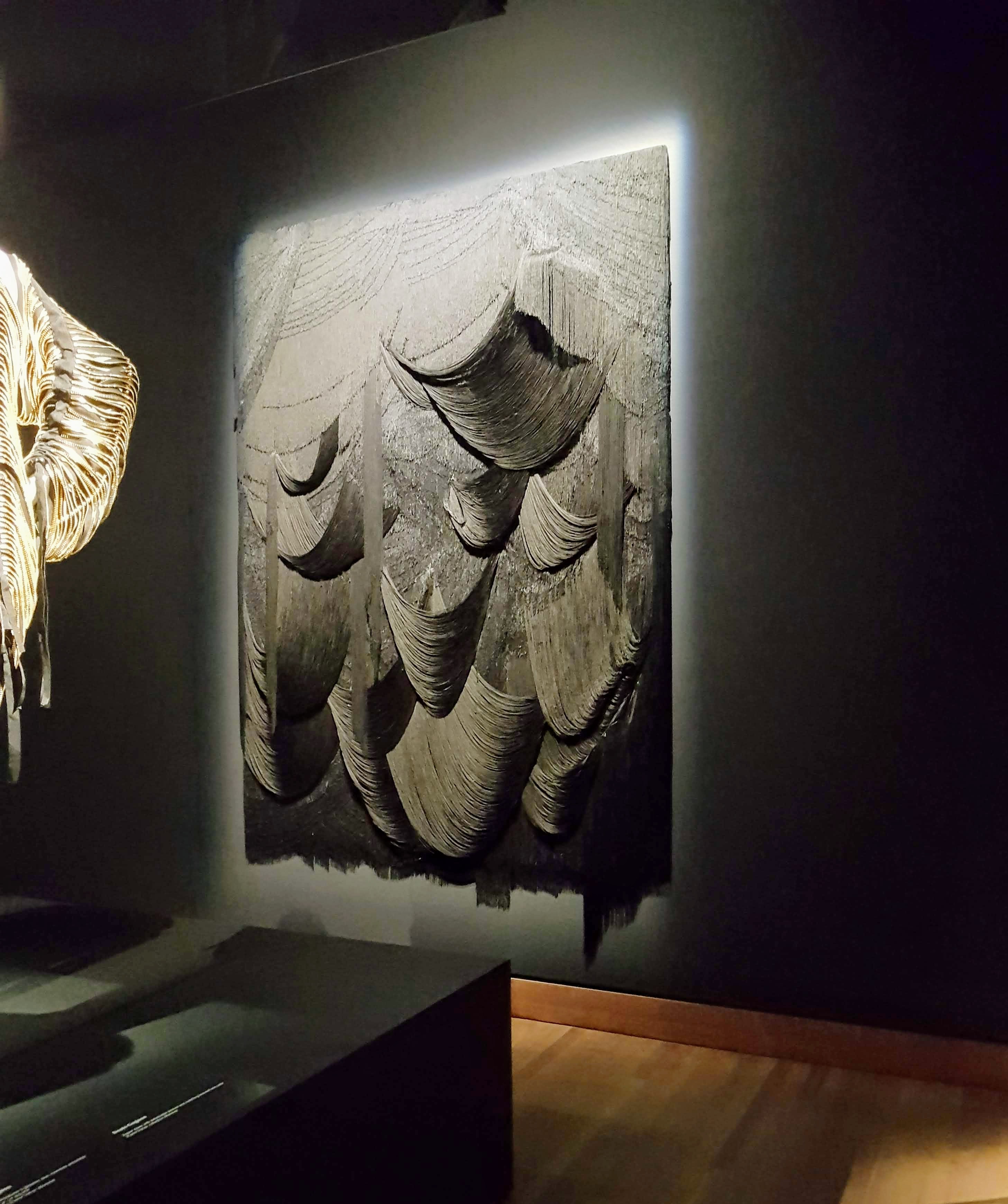 Murale Franges Noires, Montréal Couture, Montréal Museum of Fine Arts, 2019