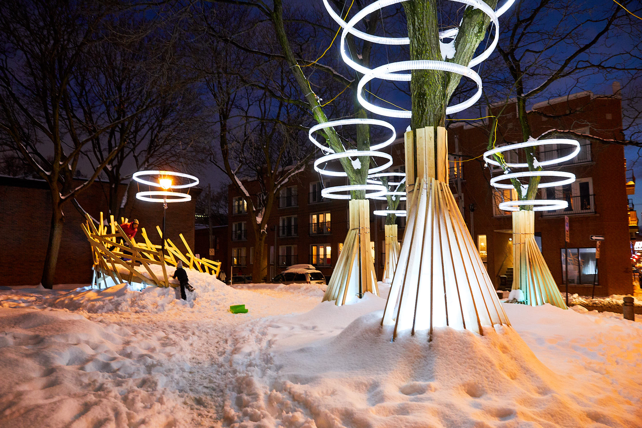 Winter Station, Parc Charles-Mayer, Montréal, 2021