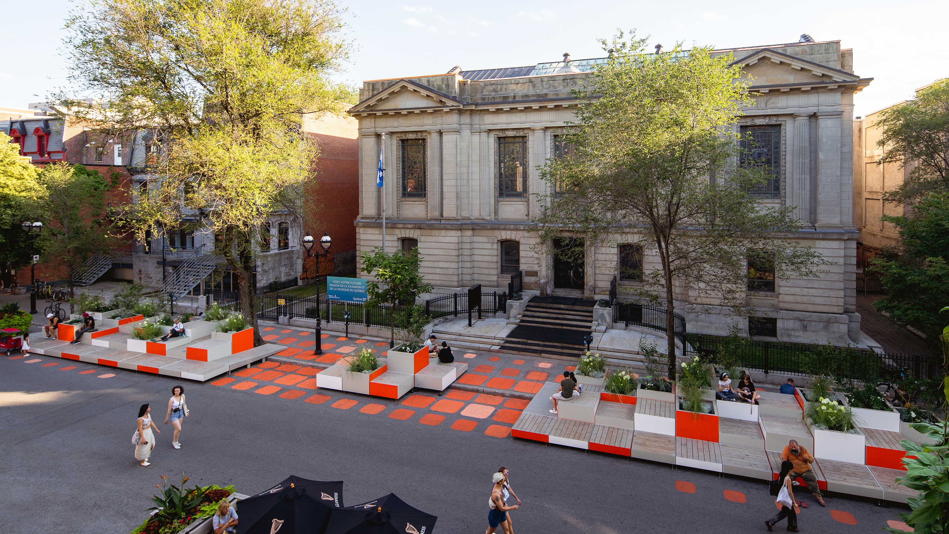 Agora Maximus, Tactical Urbanism, Montréal, 2022-2024