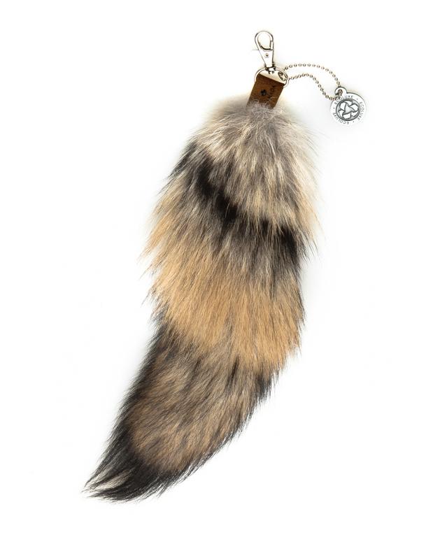 Coyote Fur Keychain
