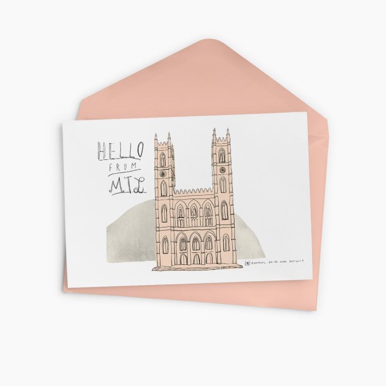 Souvenir de Montréal — Greeting Cards (Notre-Dame)