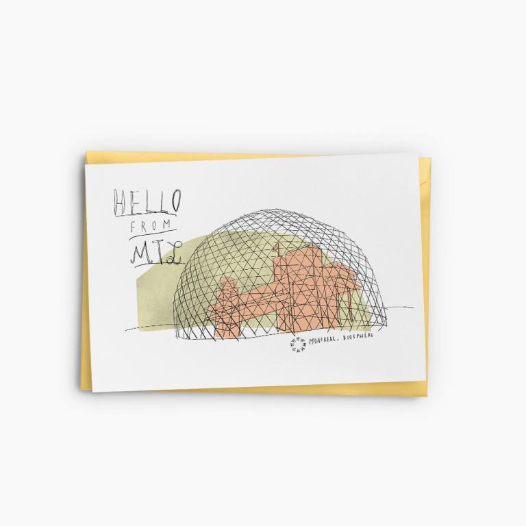 Souvenir de Montréal — Greeting Cards (Biosphere)