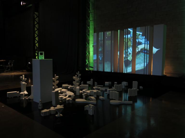 Code Barre, site interactif et installation, Montréal, 2012