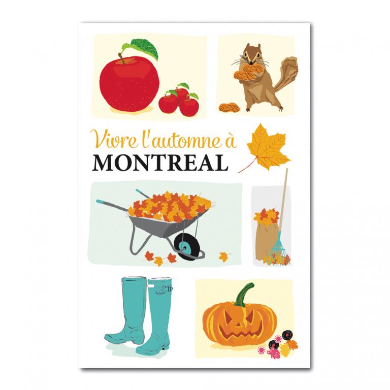 Postcard — Vivre l'automne à Montréal