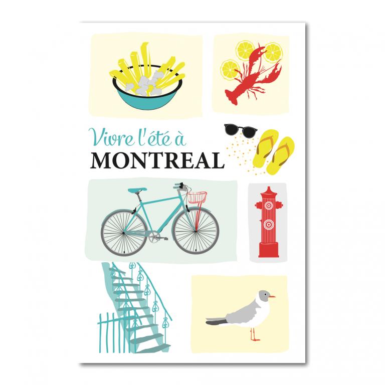 Carte postale — Vivre l'été à Montréal