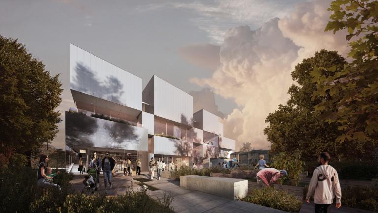 Finalist Proposal, Cœur-Nomade Library and Cultural Centre, 2021