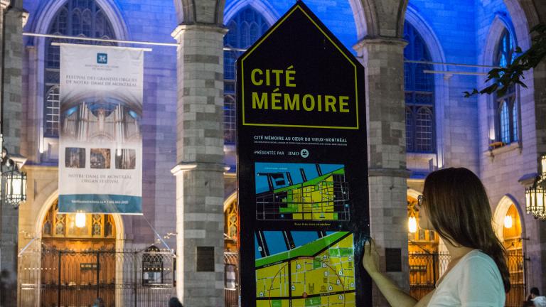 Orientation and Signage Strategy, Cité Mémoire, Montréal, 2015