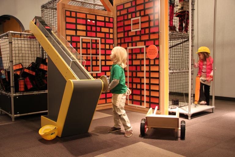 Building Buddies, Travelling Exhibit for Kids Featuring the Playblok System by Toboggan Design, 2011