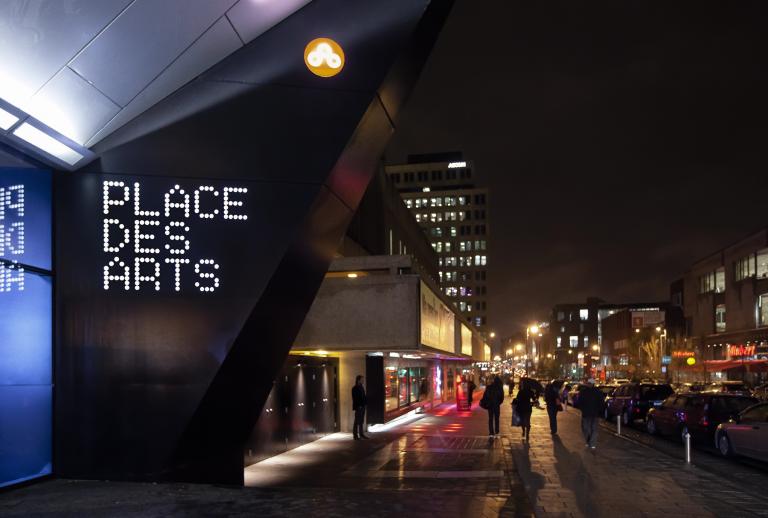 Signage program for Espace Georges-Émile-Lapalme of Place des Arts, Montreal, 2009 – 2014