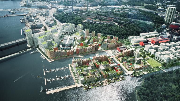 Vision and Master Plan for Kolkajen’s District, Stockholm, 2016