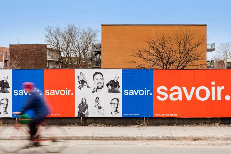 Image de marque et campagne, Savoir média, Montréal, 2018