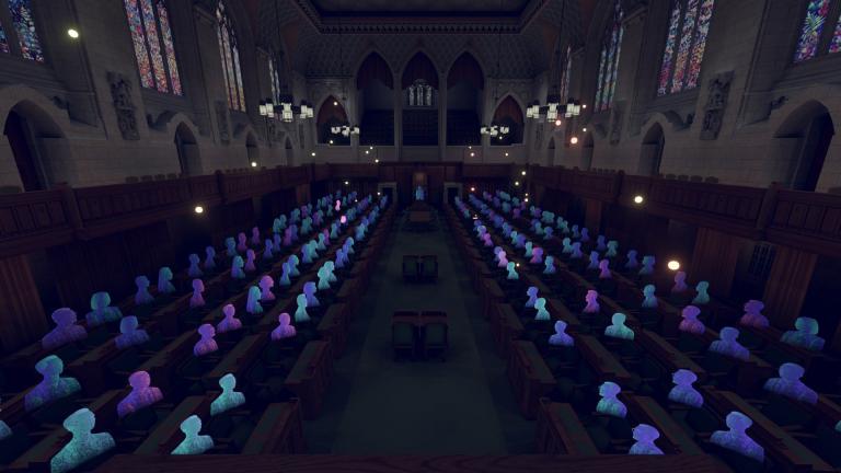 Parlement, expérience VR, Canada, 2020