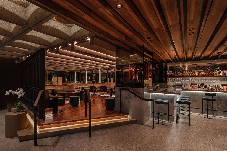 Le Flâneur Bar/Le Boulevardier Restaurant, Le Germain Hotel, Montréal, 2019