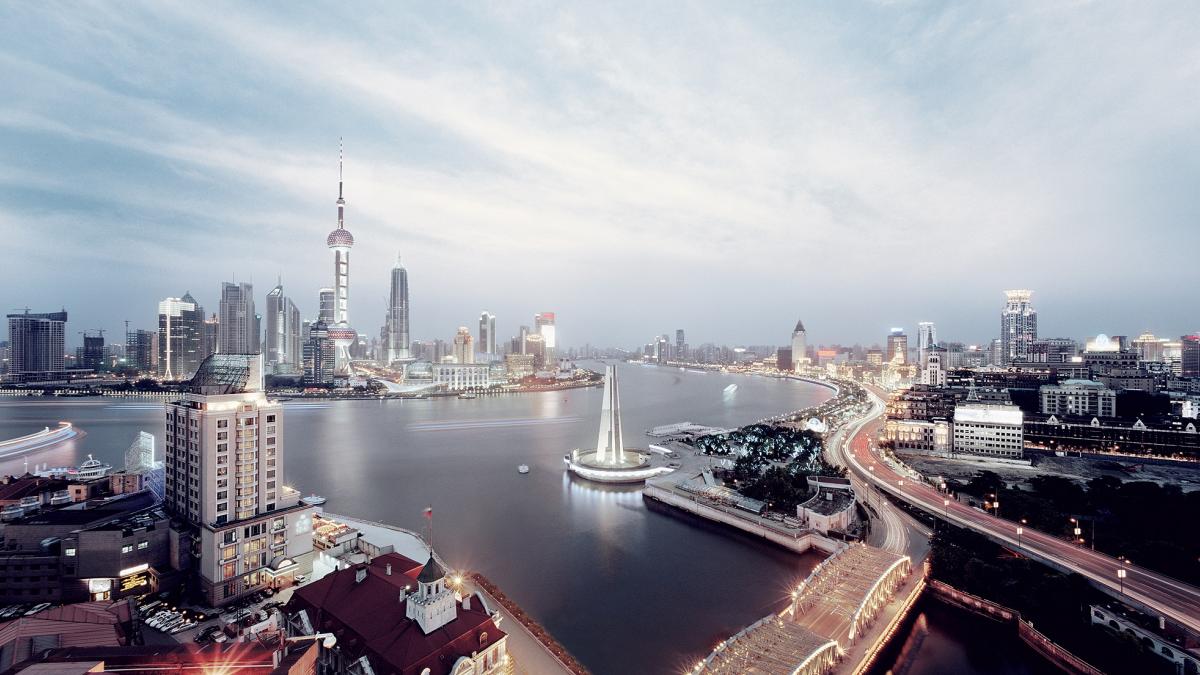 Panorama de Shanghai, Chine - Ville de design