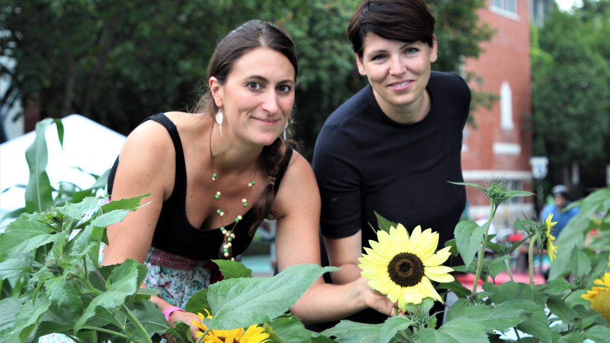 Stéphanie Henry, Landscape Architect and her associate Jeanne Faure, Urban Designer and Architect