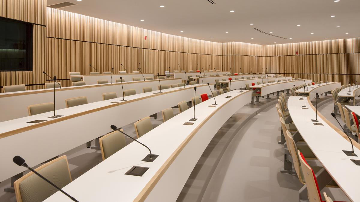 Auditorium, Institut de recherche du CUSM, Montréal, 2015