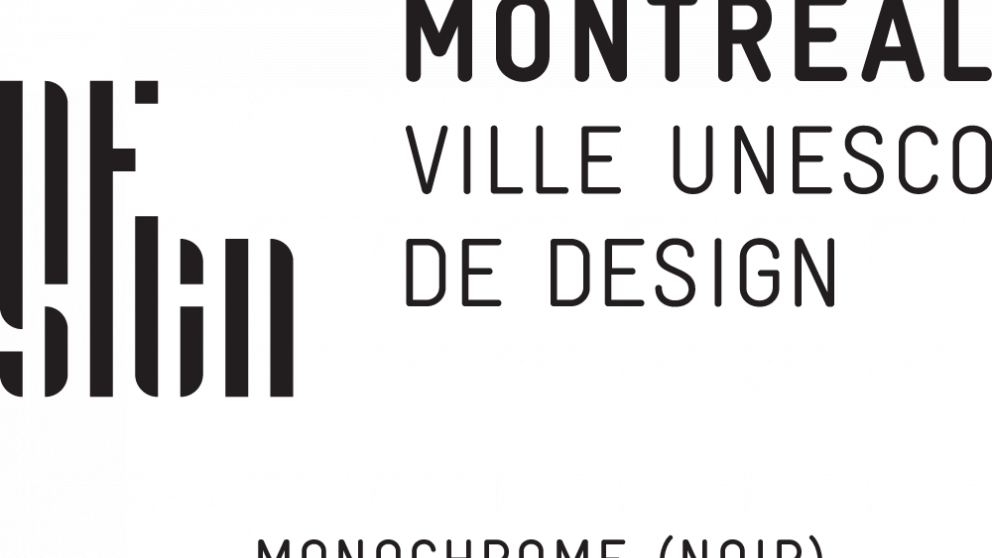 Monochrome (noir) - Montréal ville UNESCO de design
