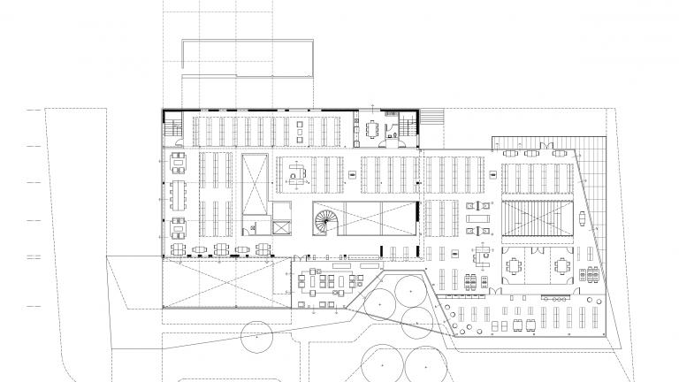 Plan of the Saul Bellow Library