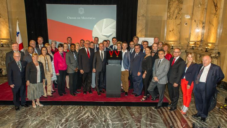 City Council launching the Ordre de Montréal at City Hall on May 17, 2016