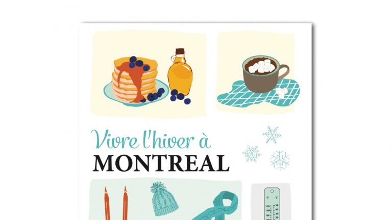 Carte postale — Vivre l'hiver à Montréal