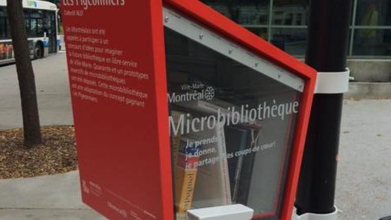 Microbibiothèque Ville-Marie, square Cabot