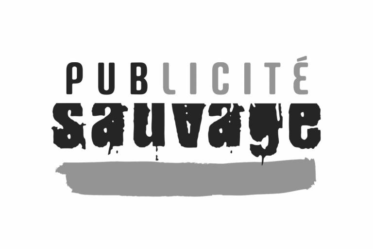 Logo publicité sauvage